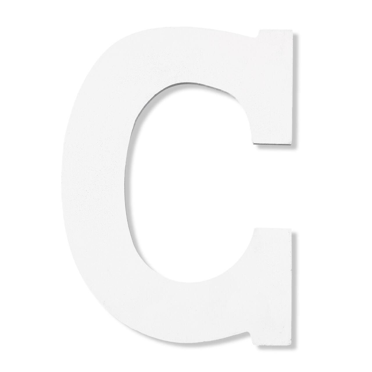 6 Pack: 9" White MDF Whimsy Letter by Make Market®